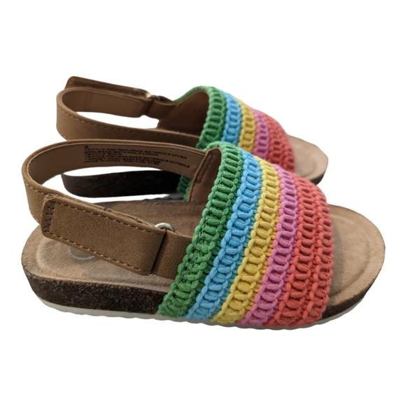 Cat & Jack Josephine Rainbow Sandles - Picture 3 of 7